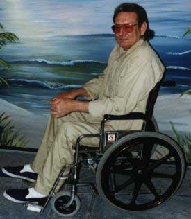 Wheelchair-bound John Avery.